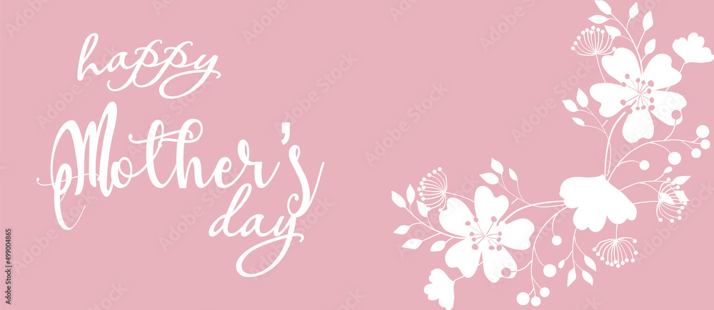 Happy Mother's Day Calligraphy. Happy Mothers day typography design card. Mothers day calligraphy poster banner background layout Happy Mother's Day Calligraphy. Happy Mothers day typography design card. Mothers day calligraphy poster banner background layout