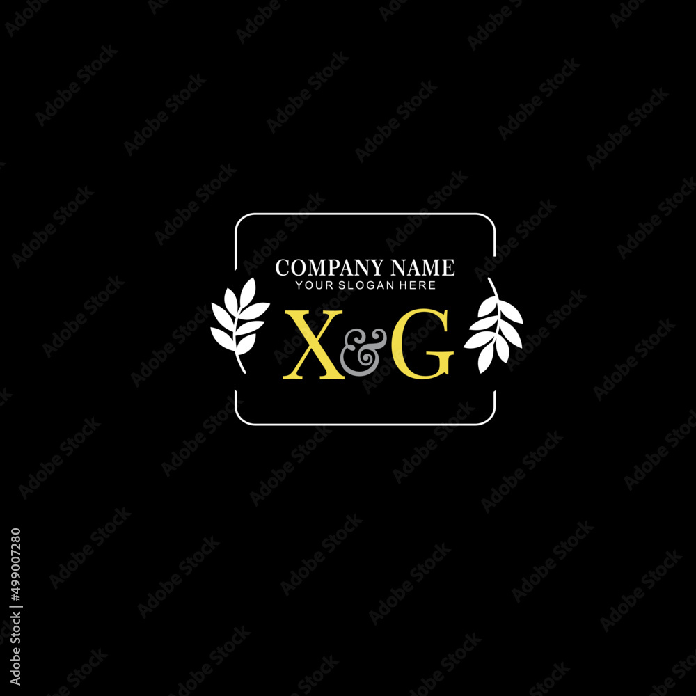 XG Beauty vector initial logo art handwriting logo of initial signature, wedding, fashion, jewelry, boutique, floral XG Beauty vector initial logo art handwriting logo of initial signature, wedding, fashion, jewelry, boutique, floral