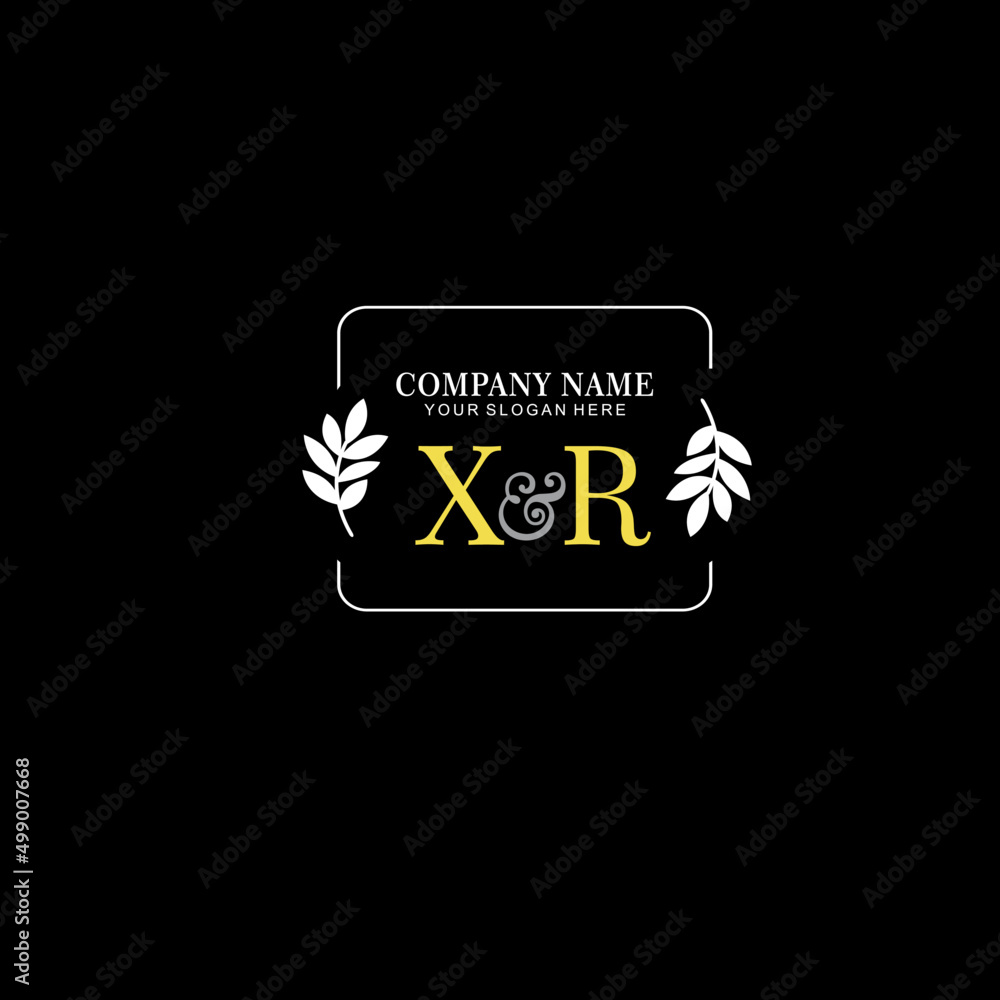 XR Beauty vector initial logo art handwriting logo of initial signature, wedding, fashion, jewelry, boutique, floral XR Beauty vector initial logo art handwriting logo of initial signature, wedding, fashion, jewelry, boutique, floral