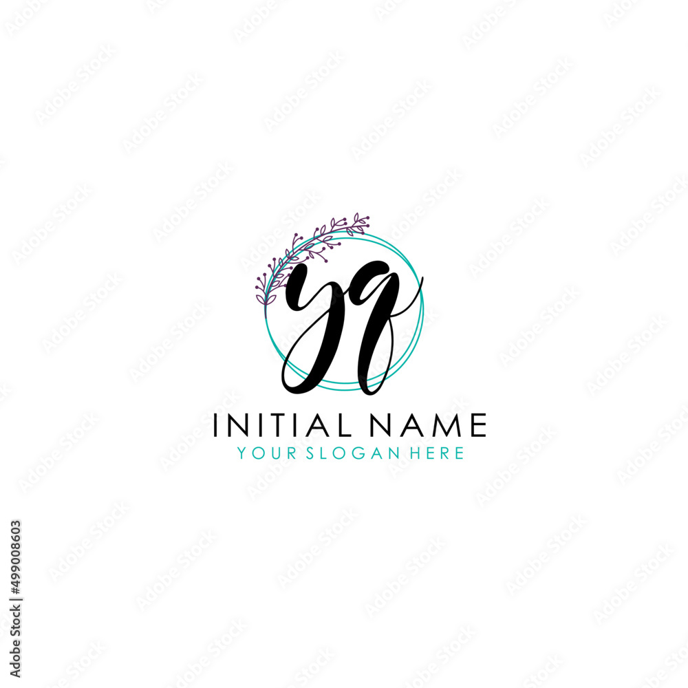 YQ Beauty vector initial logo art handwriting logo of initial signature, wedding, fashion, jewelry, boutique, floral YQ Beauty vector initial logo art handwriting logo of initial signature, wedding, fashion, jewelry, boutique, floral