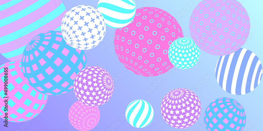 Retro 3d illustration abstract balls, great design for any purposes. Retro 3d illustration abstract balls, great design for any purposes.