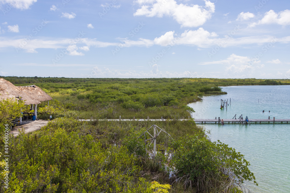 Laguna de Kaan Luur en Tulum, Quintana Roo, México. Laguna de Kaan Luur en Tulum, Quintana Roo, México.