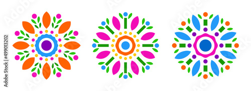 Beautiful Mandala Ornament - Vector Set