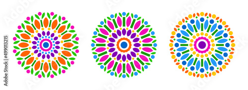 Beautiful Mandala Ornament - Vector Set