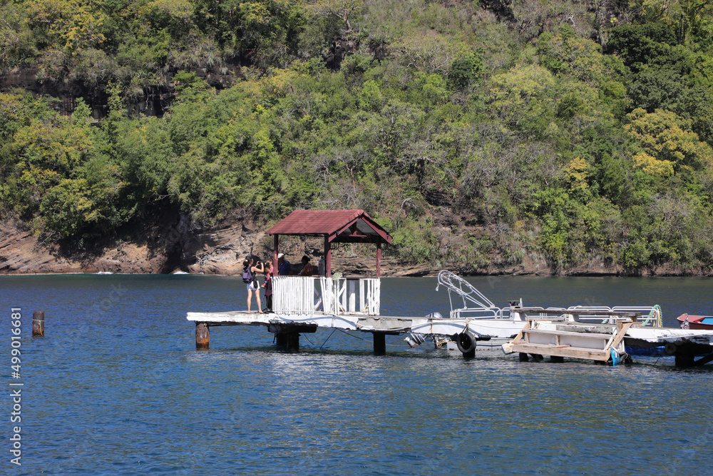 Fototapeta premium St.Vincent - Walliabou (Karibik)