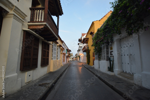 narrow street in the old town