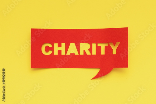 Banner with the phrase cut.