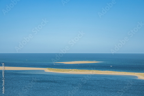 Banc d'Arguin and Altlantic Ocean seen from the top of the Dune of Pilat photo