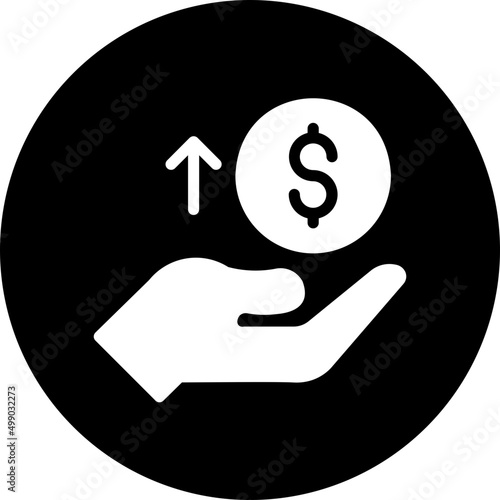 sponsorship glyph icon