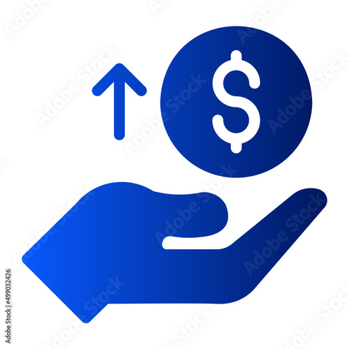 sponsorship gradient icon