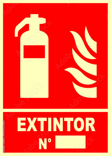 cf006, señal, extintor numero, icono, rojo, símbolo, estándar, derecha, pictograma, normatividad, vector, incendios, contraincendios, pictograma, fuego, señales, 