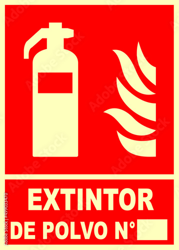 cf007, señal, manguera, extintor de polvo, icono, rojo, símbolo, estándar, derecha, pictograma, normatividad, vector, incendios, contraincendios, pictograma, fuego, señales, 