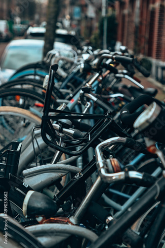 Bicycles in Amsterdam, The Netherlands