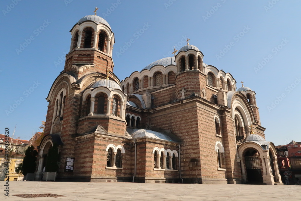 The Seven Saints Church in downtown Sofia