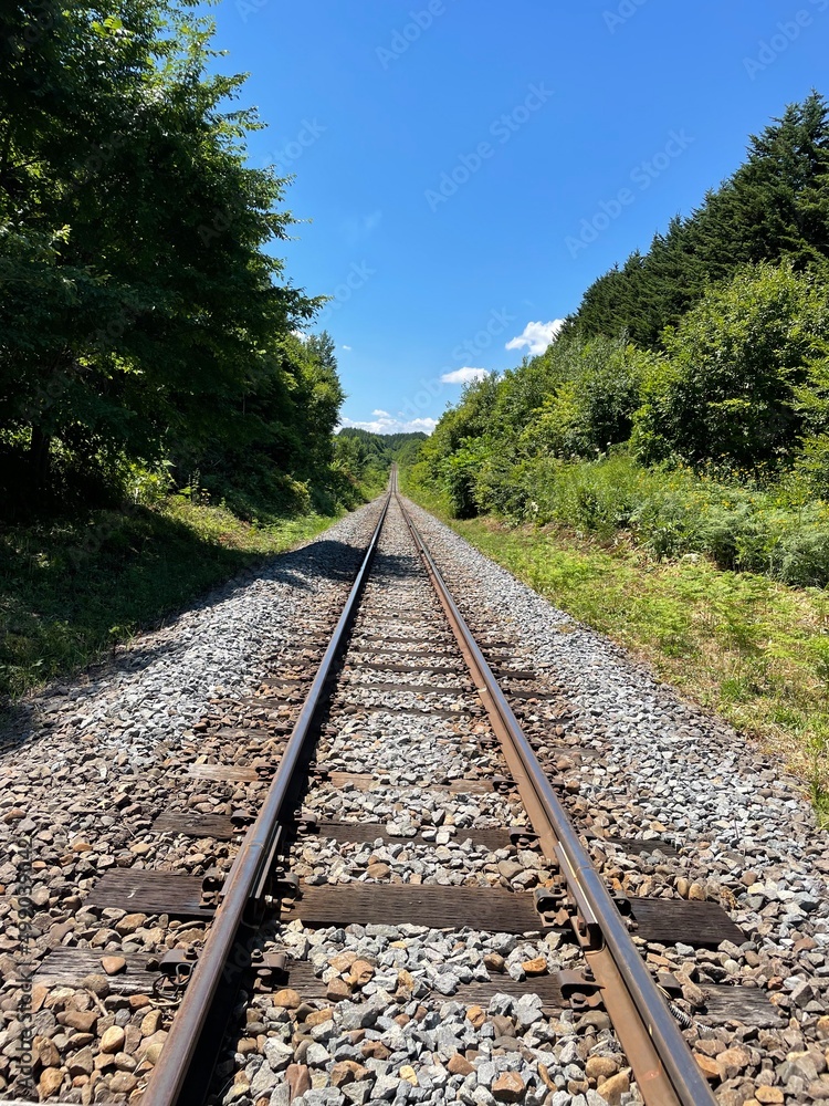 railway in the countryside railway in the countryside