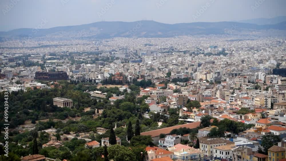 Modern Athens seen from the Acropolis Modern Athens seen from the Acropolis