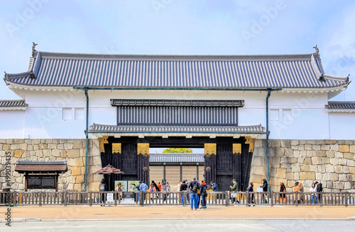 Obraz na płótnie 京都、二条城東大手門