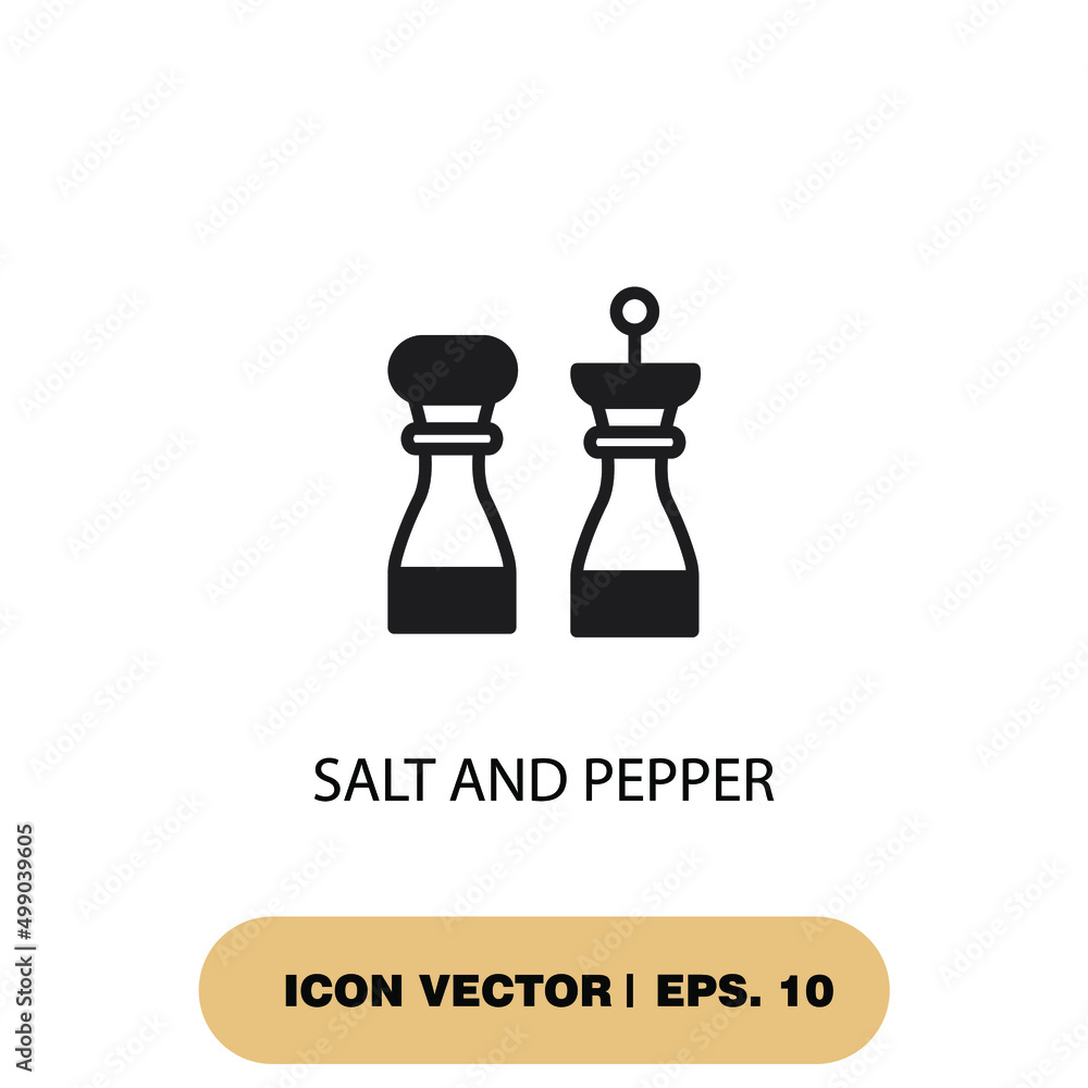 salt and pepper icons symbol vector elements for infographic web salt and pepper icons symbol vector elements for infographic web