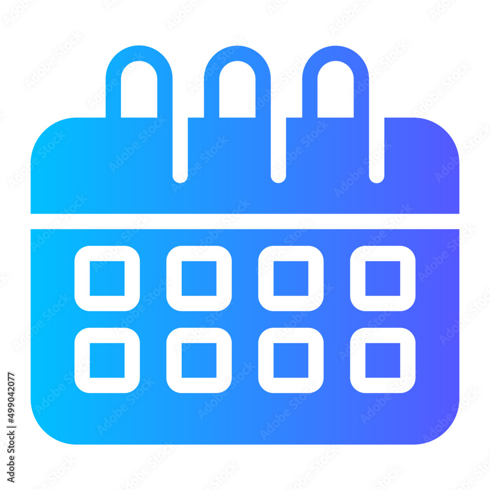 calendar gradient icon calendar gradient icon