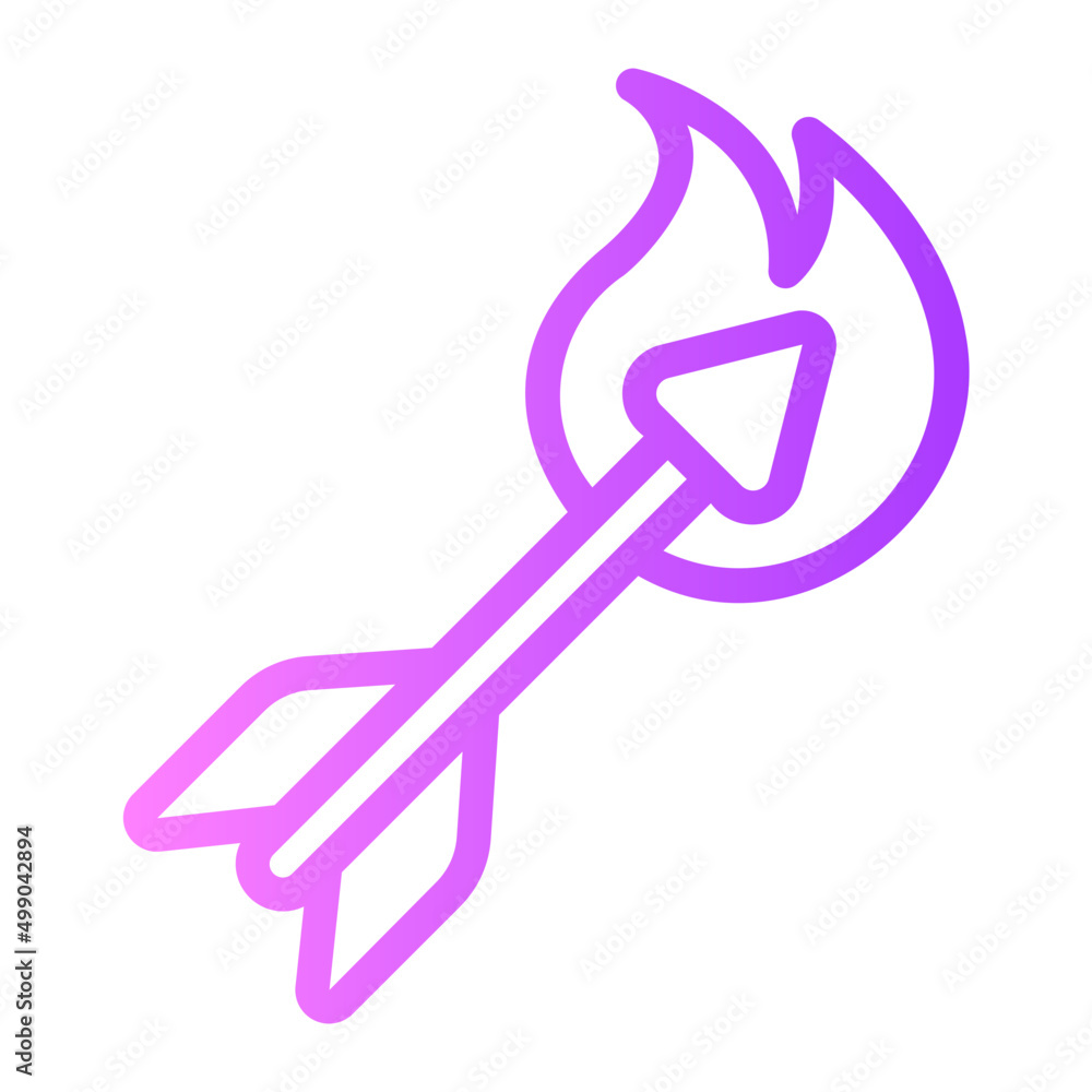 fire Arrow gradient icon fire Arrow gradient icon