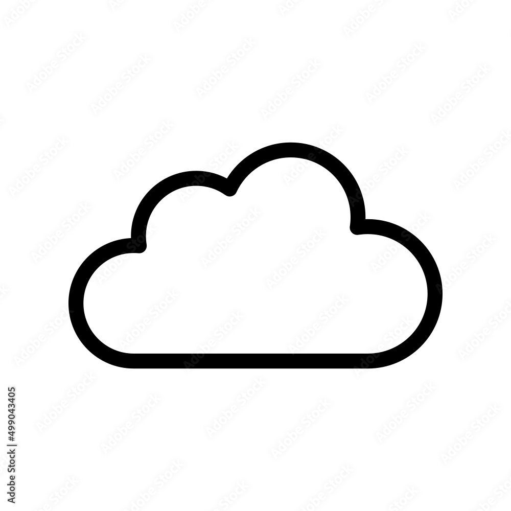 Naklejka Cloud Icon Vector Symbol Design Illustration