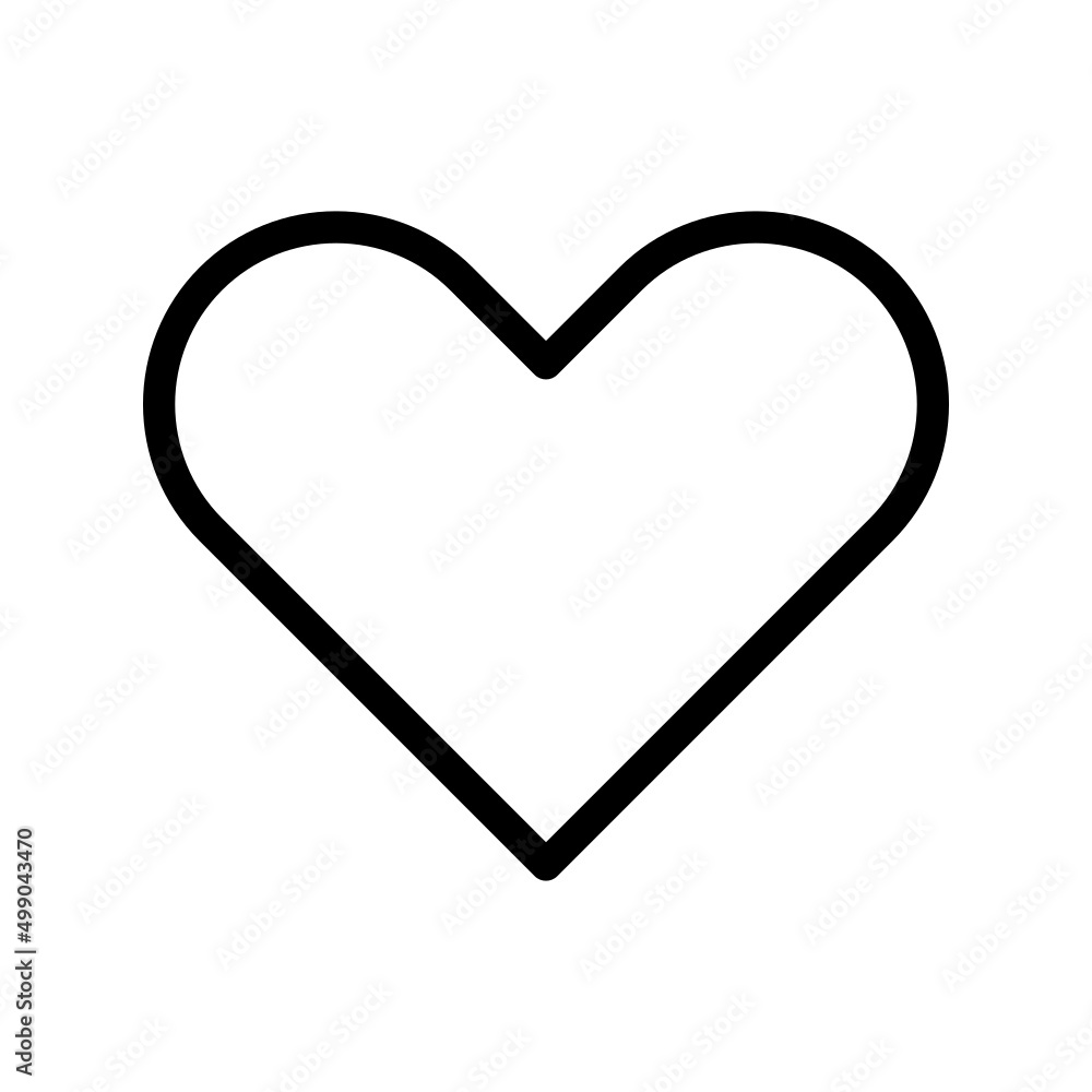 Love Icon Vector Symbol Design Illustration Love Icon Vector Symbol Design Illustration