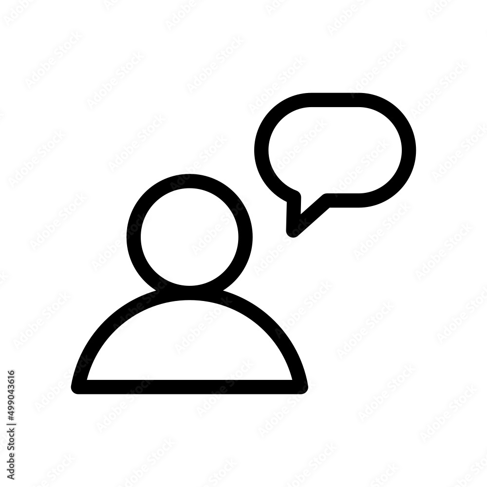 Talk Icon Vector Symbol Design Illustration Talk Icon Vector Symbol Design Illustration