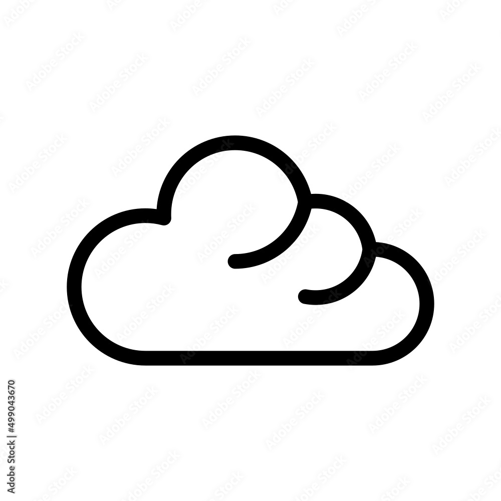 Cloud Icon Vector Symbol Design Illustration Cloud Icon Vector Symbol Design Illustration