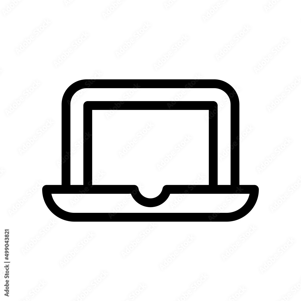 Laptop Icon Vector Symbol Design Illustration