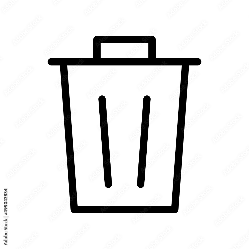 Delete Icon Vector Symbol Design Illustration Delete Icon Vector Symbol Design Illustration