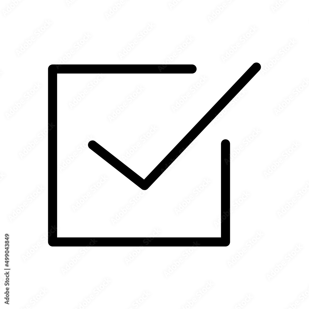 Check Icon Vector Symbol Design Illustration Check Icon Vector Symbol Design Illustration
