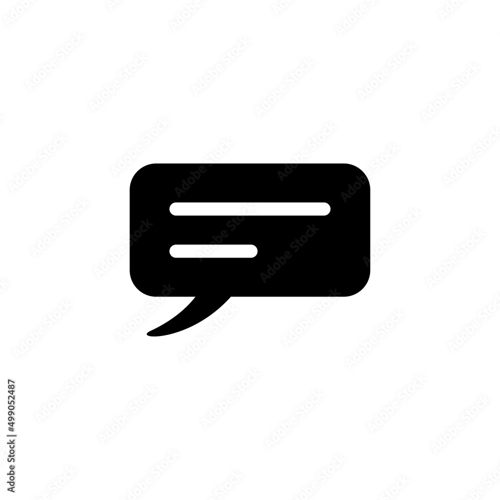 Speech bubbles icon flat icon. Single high quality outline symbol of info for web design or mobile app Speech bubbles icon flat icon. Single high quality outline symbol of info for web design or mobile app