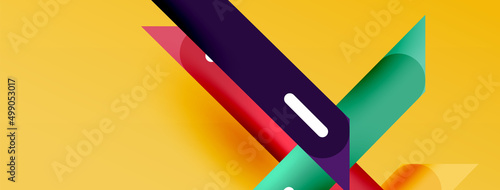 Background overlapping lines. Dynamic lines abstract wallpaper. Straight lines composition vector illustration for wallpaper banner background or landing page