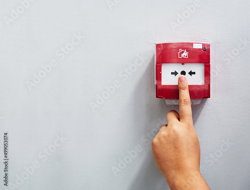 Quadro su tela Activating the alarm
