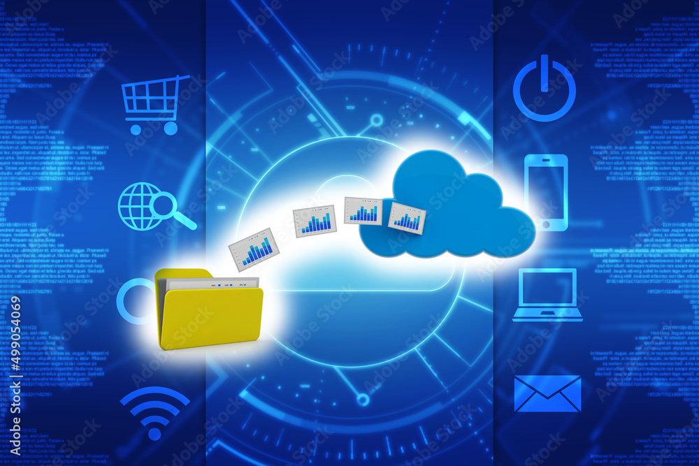 3d rendering Cloud computing concept, Cloud internet technology concept background, Cloud computing and network data Storage concept 3d rendering Cloud computing concept, Cloud internet technology concept background, Cloud computing and network data Storage concept