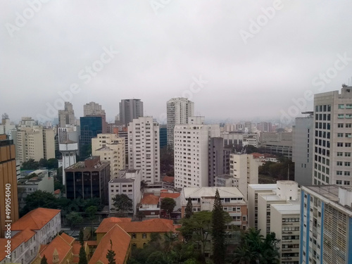 View of the city of S  o Paulo  the largest city in Brazil.
