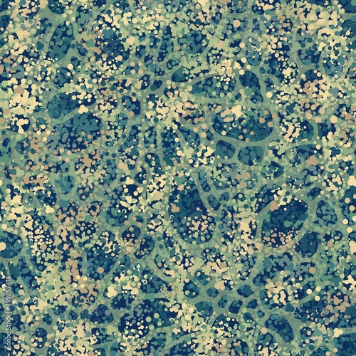 Camouflage pattern background. Classic clothing style masking camo repeat print