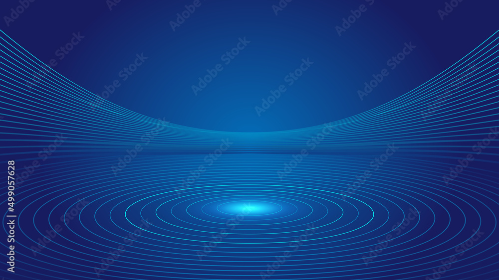 Lines form the vector background of the scene in the science and technology spatial exhibition hall Lines form the vector background of the scene in the science and technology spatial exhibition hall