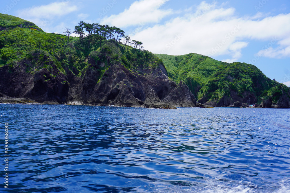 Hirizo Beach and cape in Shimoda, Shizuoka, Japan Hirizo Beach and cape in Shimoda, Shizuoka, Japan