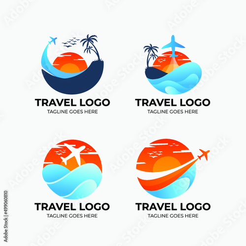 Sunny Travelling Logo Design Premium Template