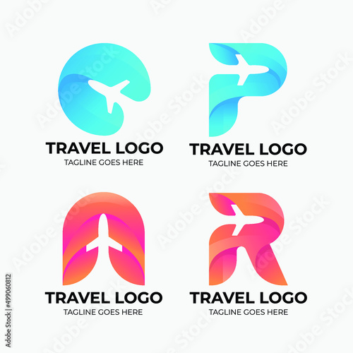 Travel initial Letter Logo Design