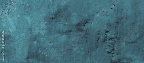 Horizontal blank concrete wall background texture with plaster © Background Studio