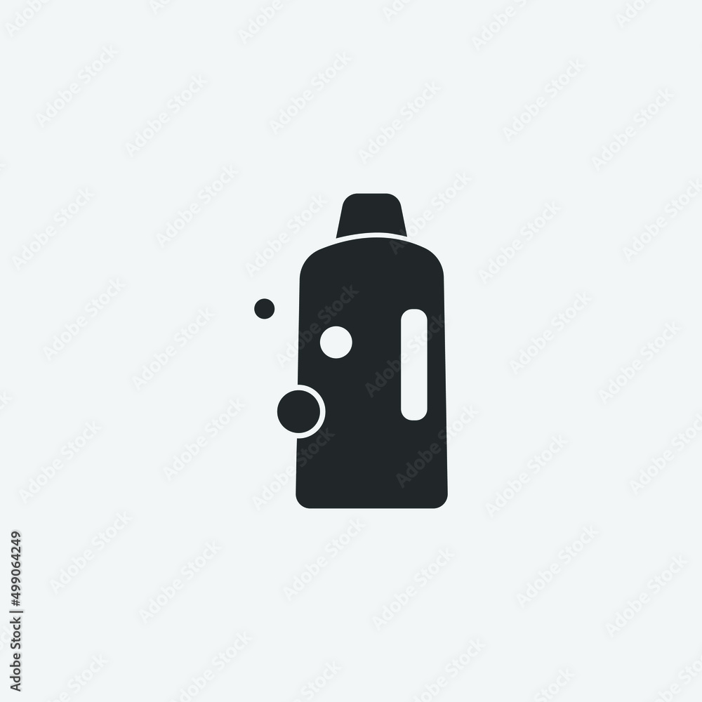 cleaning detergent vector icon illustration sign cleaning detergent vector icon illustration sign