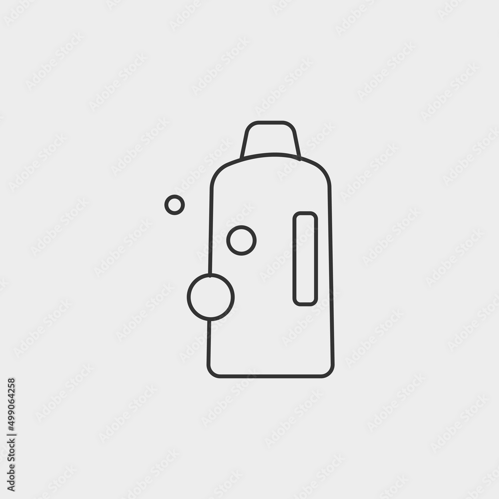 cleaning detergent vector icon illustration sign cleaning detergent vector icon illustration sign