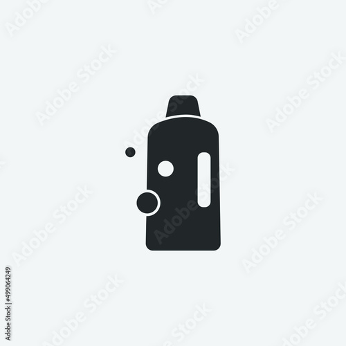 cleaning detergent  vector icon illustration sign 