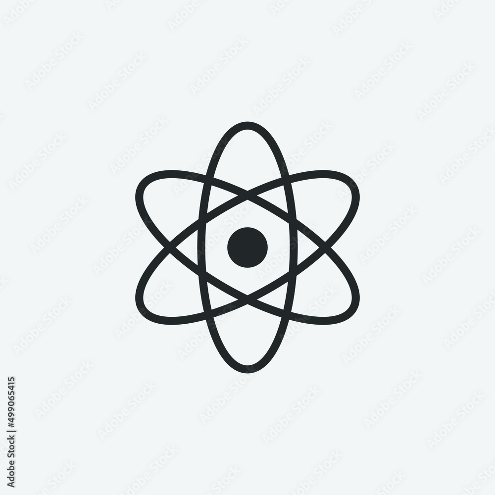 nuclear radiation vector icon illustration sign nuclear radiation vector icon illustration sign