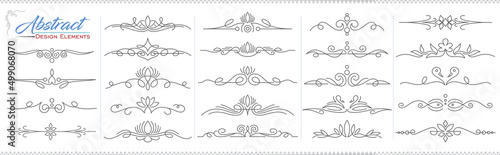 A motif like artistic collection of elements 