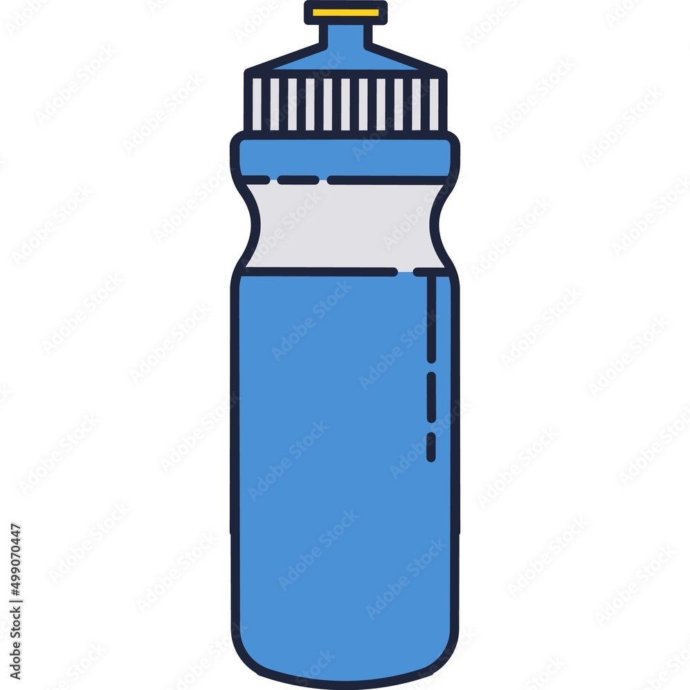 Sport water bottle for drink vector icon Sport water bottle for drink vector icon