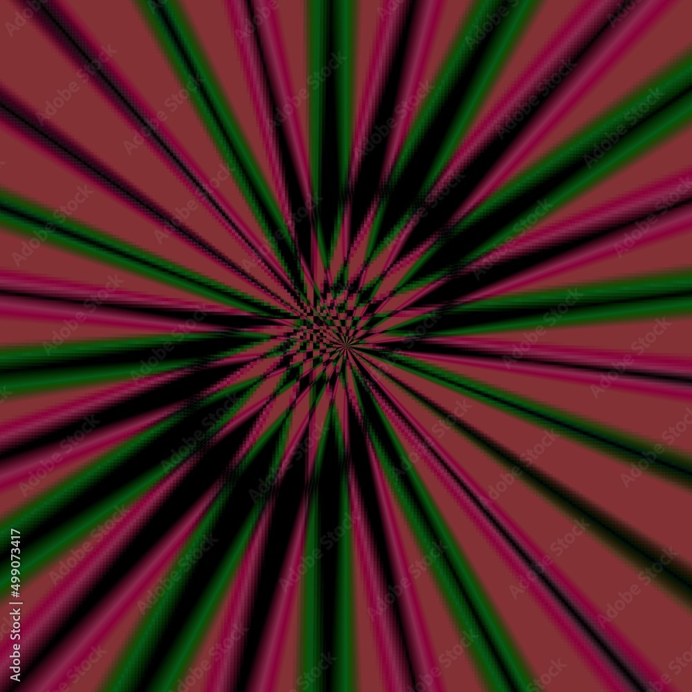 Obraz premium An illustration with rays coming out of the center. Unique radial pattern. Background with stripes, lines, diagonals. For scrapbooking, printing, websites and bloggers