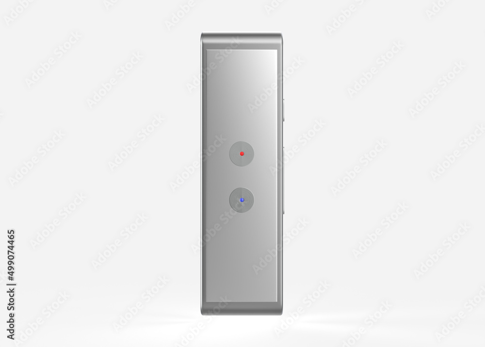 Smart Instant Voice Translator Two-Way Real Time 43-Languages Translation. 3d illustration